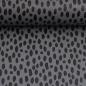 Preview: Kunstleder Zuschnitt 50 x 70 cm in Grau/Schwarz mit feiner Narbung